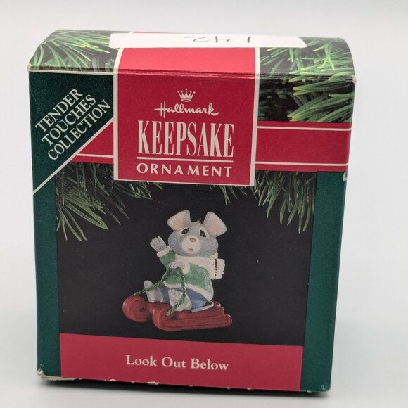 Hallmark Keepsake Look Out Below 1991, Tender Touches Collection Ornament - Picture 7 of 10